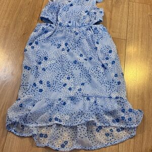 💙 Light Blue Floral Kids Dress 💙